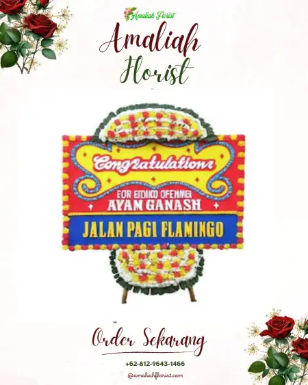 Sewa Papan Bunga Mrutuk